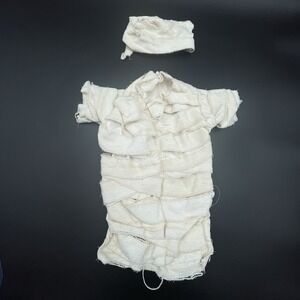 Vintage Mummy Costume Outfit Gauze Wrap Fits Teddy Bear‎ or Large Doll